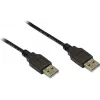 GoodConnections USB 2.0 Type-A Male to Type-A Male Cable, 3m, Black 2212-AA3S