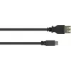 GoodConnections USB-OTG Adapter Cable, Micro-USB Type B Male to USB Type A Female, USB 2.0, 0.1 m, Black