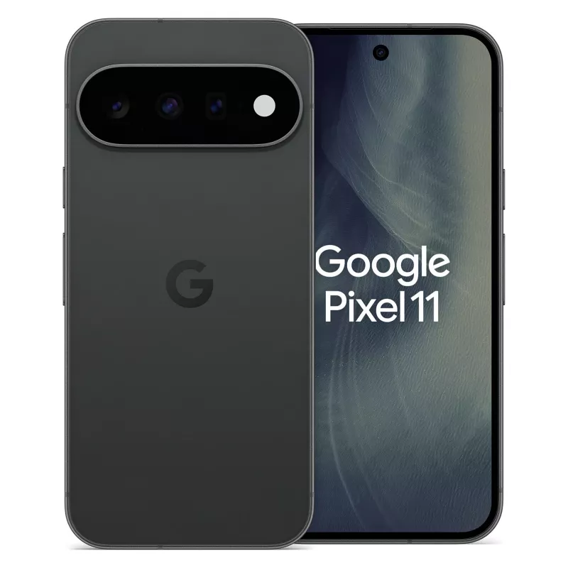 Google Pixel 11 5G Smartphone, 6.3 inch OLED 120Hz, 12GB RAM, 256GB Storage, Dual SIM, Obsidian, Android 15, EU/UK