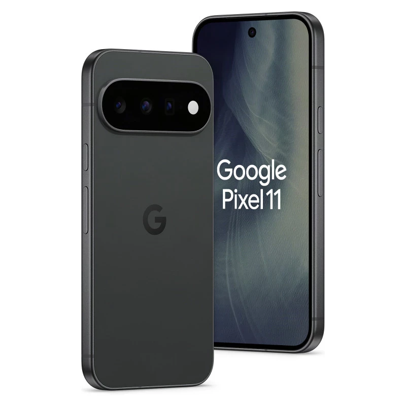 Google Pixel 11 5G Smartphone, 6.3 inch OLED 120Hz, 12GB RAM, 256GB Storage, Dual SIM, Obsidian, Android 15, EU/UK