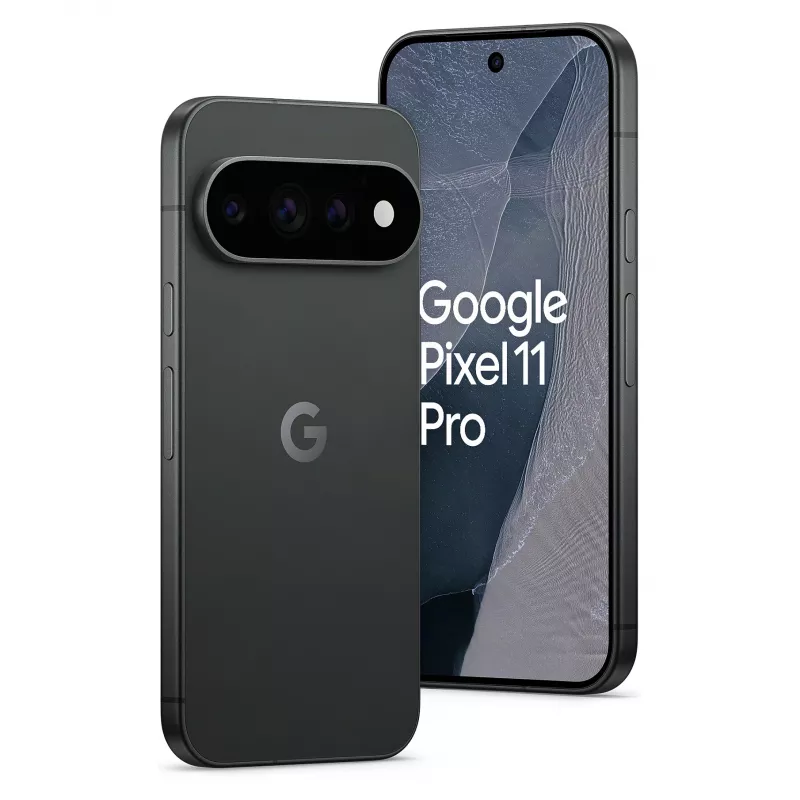 Google Pixel 11 Pro 5G Smartphone, 16GB RAM, 1TB Storage, Obsidian Black, Dual SIM, 6.3 inch OLED 120Hz, Android 15