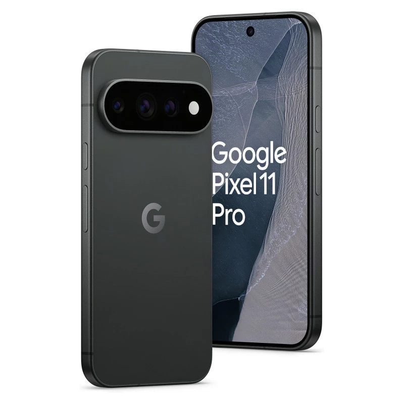 Google Pixel 11 Pro 5G Smartphone, 6.3 inch OLED 120Hz, 12GB RAM, 256GB Storage, Dual SIM, Obsidian Black