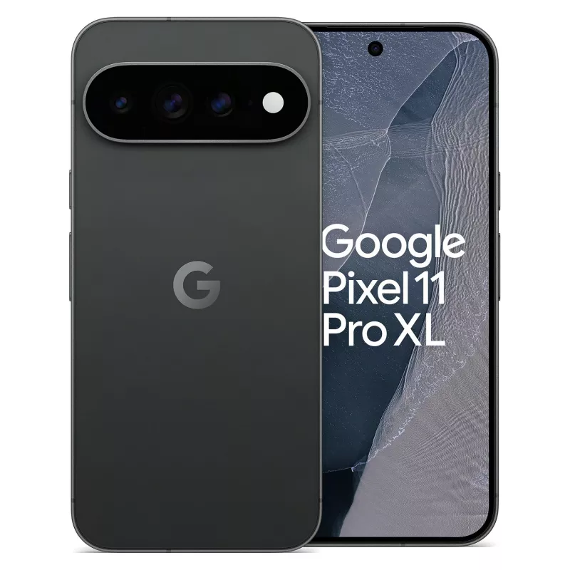 Google Pixel 11 Pro XL 5G Smartphone, 12GB RAM, 256GB Storage, Obsidian, Dual SIM, 6.8 inch OLED 120Hz Display, Android 16