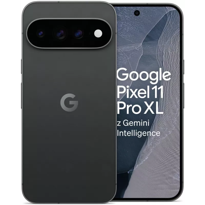 Google Pixel 11 Pro XL 5G Smartphone, 12GB RAM, 256GB Storage, Obsidian, Dual SIM, 6.8 inch OLED 120Hz Display, Android 16