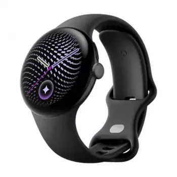 Google Pixel Watch 5 41mm BT Obsidian Smartwatch with Fitbit Integration, GPS, Heart Rate, ECG, SpO2, 5 ATM Water Resistance, Wear OS, 32GB Storage