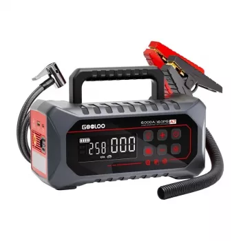 GOOLOO A7 4000A Jump Starter with Air Pump, 88.8Wh, 150 PSI, 12V