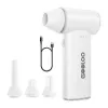 GOOLOO F3 Electric Blower - 130,000 RPM Brushless Motor, 7500mAh, USB-C, White