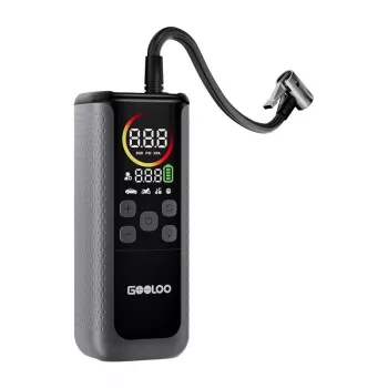 GOOLOO GT160 Dual Car Air Compressor | 12V DC, 150 PSI, Digital Display, 70 L/min, Auto Shut-off, LED Work Light