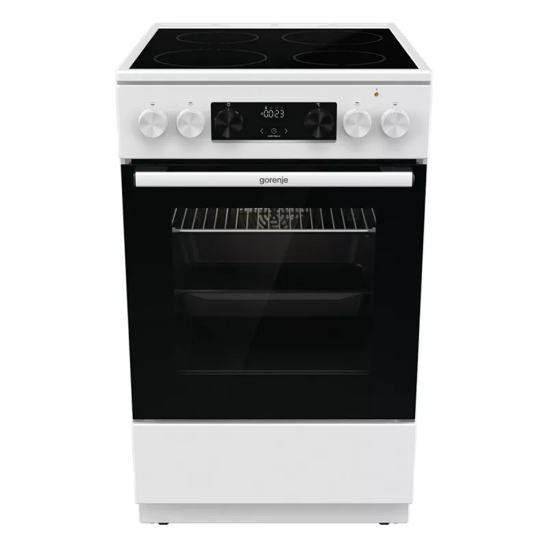 Gorenje GEC 5C41 WG Freestanding Electric Cooker – White, 50 cm, 70 L, 9 Functions