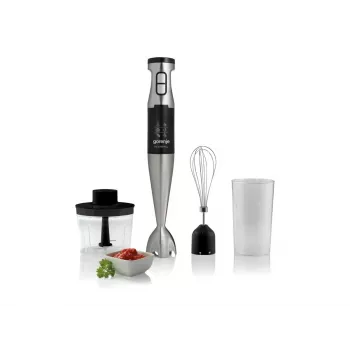 Gorenje Hand Blender HBX1000E 1000W Black Plastic Jar 0.5L