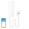 GOSUND S5 WiFi Smart Water Leak Sensor with Tuya App Alerts, 2.4GHz, IP67 Probe, White