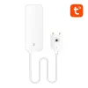 GOSUND S5 WiFi Smart Water Leak Sensor with Tuya App Alerts, 2.4GHz, IP67 Probe, White