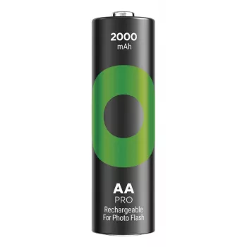 GP Batteries ReCyko+ AA NiMH 2000 mAh Rechargeable Batteries, 4-Pack (B2629)