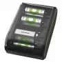 GP Battery Charger B361 with 4 Channels, 2600 mAh, 2.8V, Black EU