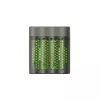 GP Battery Charger M451 with 4x AAA Rechargeable Batteries 2700 mAh 1.2V Black EU