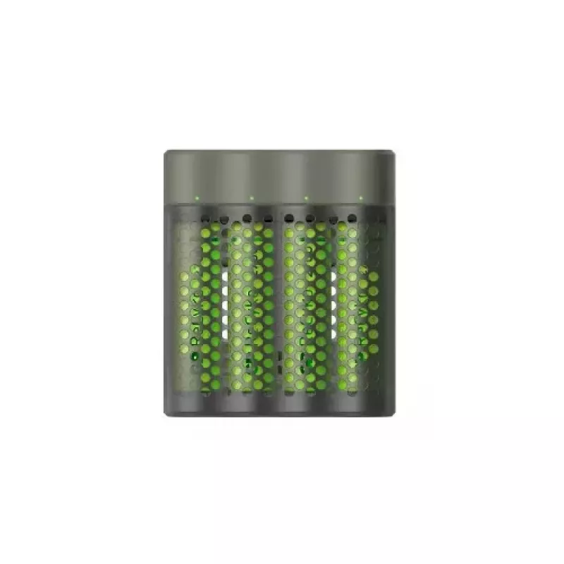 GP Battery Charger M451 with 4x AAA Rechargeable Batteries 2700 mAh 1.2V Black EU