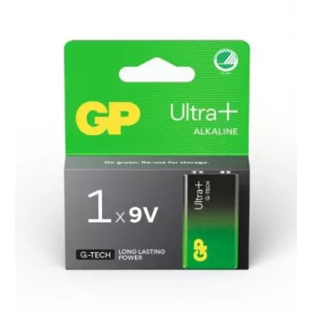 GP Ultra Plus Alkaline AA Batteries 4-Pack – 1.5V LR6 Long-Life Power for High-Drain Devices