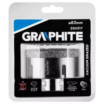 Graphite 55H317 19-Piece HSS-G Metal Drill Bit Set, 1-10 mm in 0.5 mm Steps, DIN 338, 118° Point, Storage Case