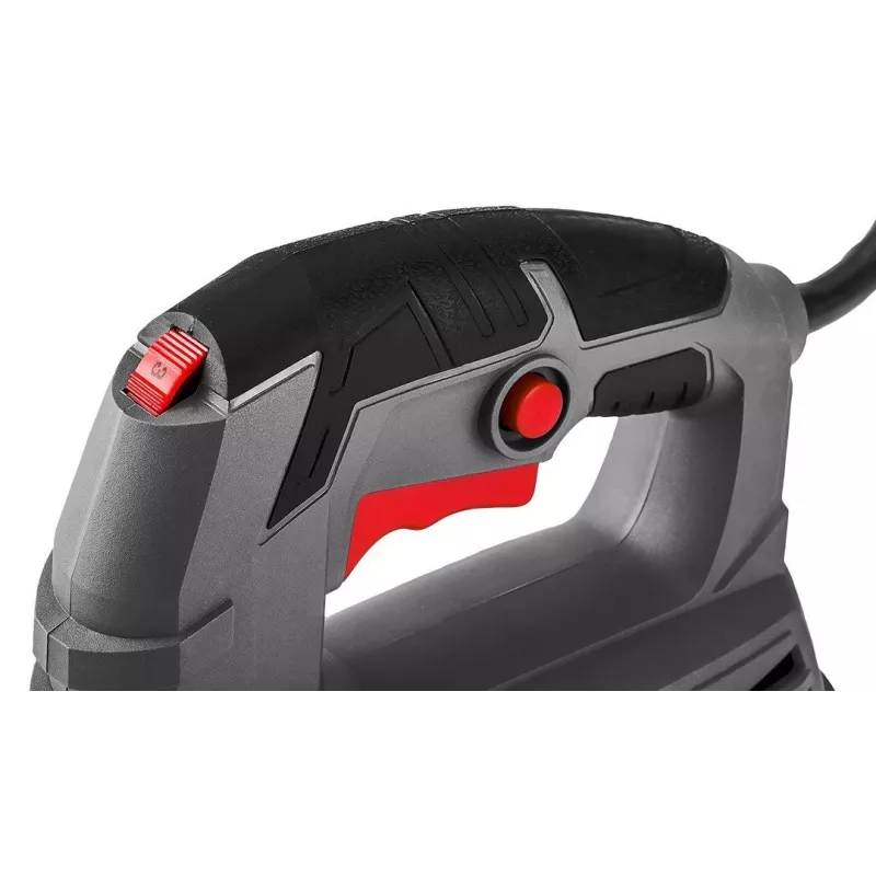 Graphite 58G047 800 W Power Jigsaw with Laser Guide, LED Light, Pendulum Action, Tool-free Blade Change, 80 mm Wood Cutting Depth, 230 V