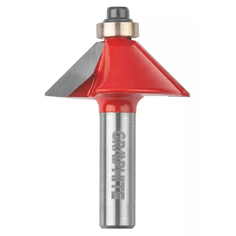 GRAPHITE Carbide Router Bit Set, 12-Piece, 8 mm Shank, Tungsten Carbide Tipped, Wooden Box