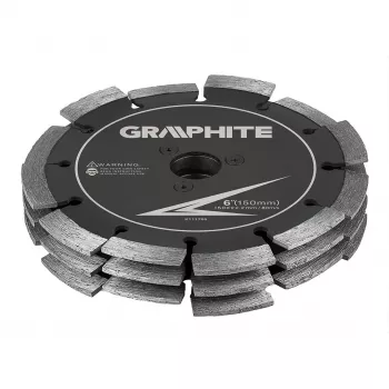 GRAPHITE Combined Grinding Wheel for 59G371 Multi-Sharpener, 50 x 10 x 8 mm, Aluminum Oxide