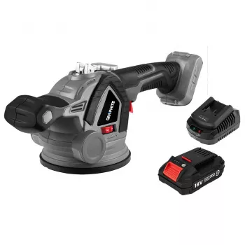 GRAPHITE Energy+ 18V Cordless Vibrating Tile Suction Cup with 2Ah Battery and Charger