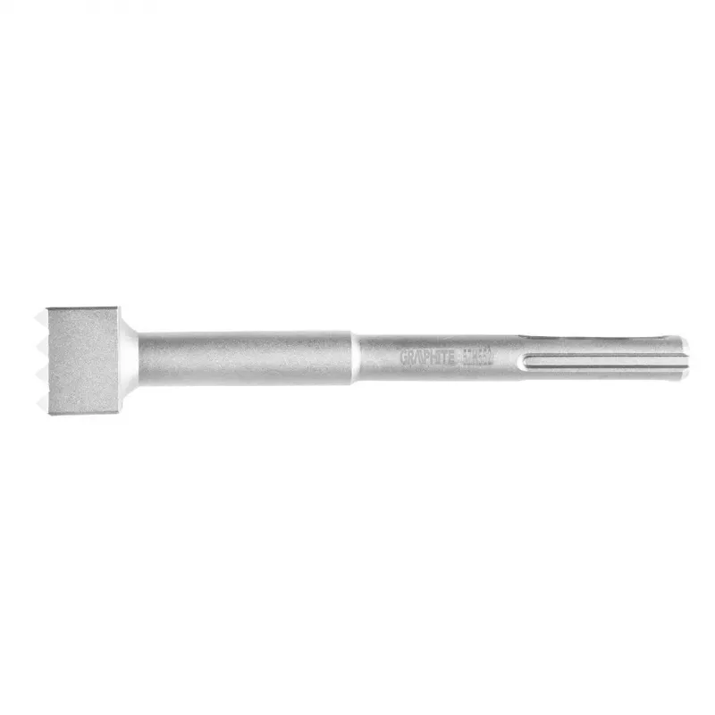 GRAPHITE SDS Max Bush Hammer Bit 40 x 40 mm, 16 Tungsten Carbide Tips