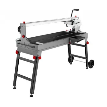 GRAPHITE 59G887 Electric Tile Cutter 1200W, 250 mm Diamond Blade, 920 mm Cutting Length, Water Cooling, Laser Guide