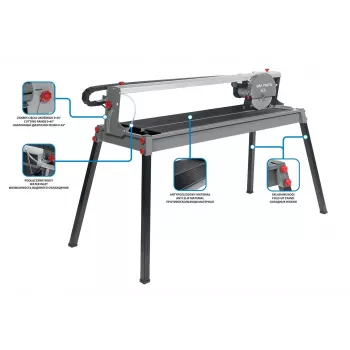 GRAPHITE TOP-59G891 Manual Tile Cutter 600 mm with Tungsten Carbide Wheel