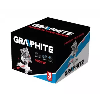 GRAPHITE Universal Saw 1600W, 254 mm Blade, 30 mm Bore