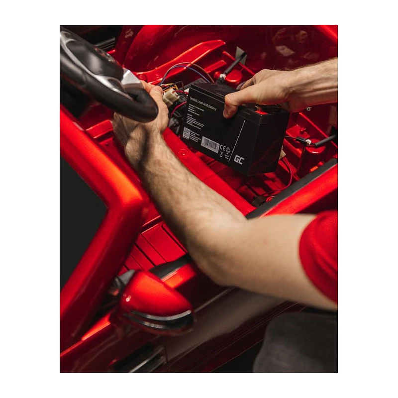 Green Cell AGM VRLA 6V 1.2Ah Maintenance-Free Battery for Alarm Systems, Cash Registers, Toys