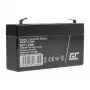Green Cell AGM VRLA 6V 1.2Ah Maintenance-Free Battery for Alarm Systems, Cash Registers, Toys