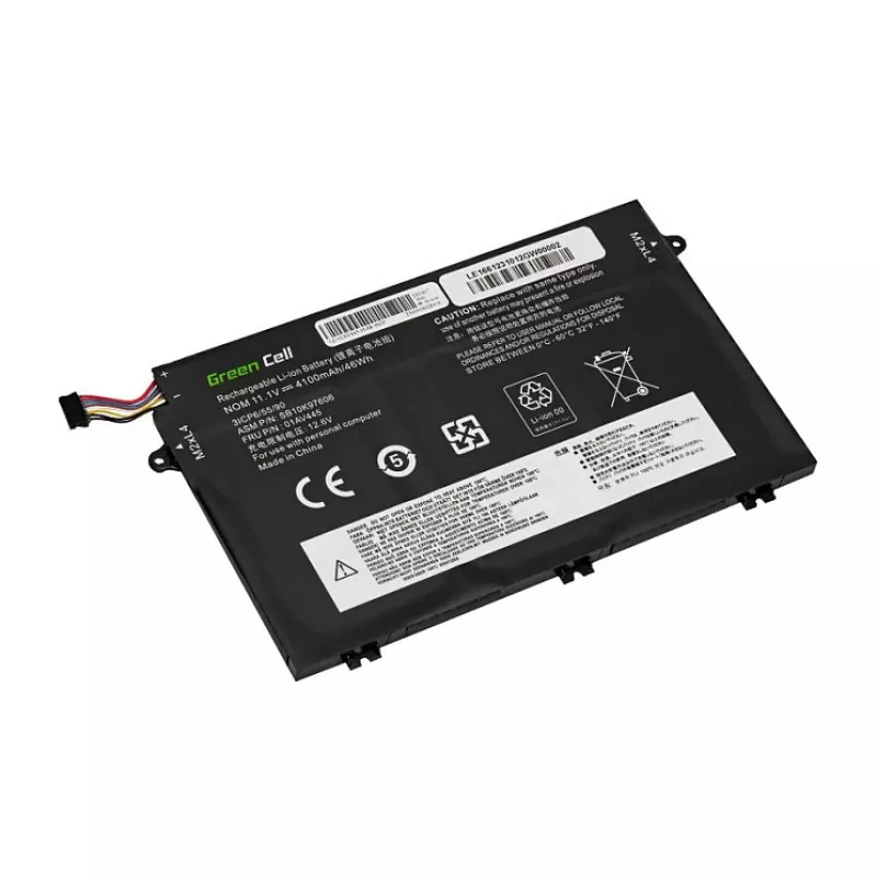 Green Cell Battery L17C3P51 L17L3P51 L17M3P51 L17M3P52 for Lenovo ThinkPad E480 E485 E490 E495 E580 E585 E590 E595 - 11.1V 4400mAh