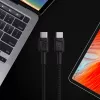 Green Cell GC PowerStream USB Type-C Male to Type-C Male Fast Charging Cable 2m Black