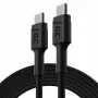 Green Cell GC PowerStream USB Type-C Male to Type-C Male Fast Charging Cable 2m Black
