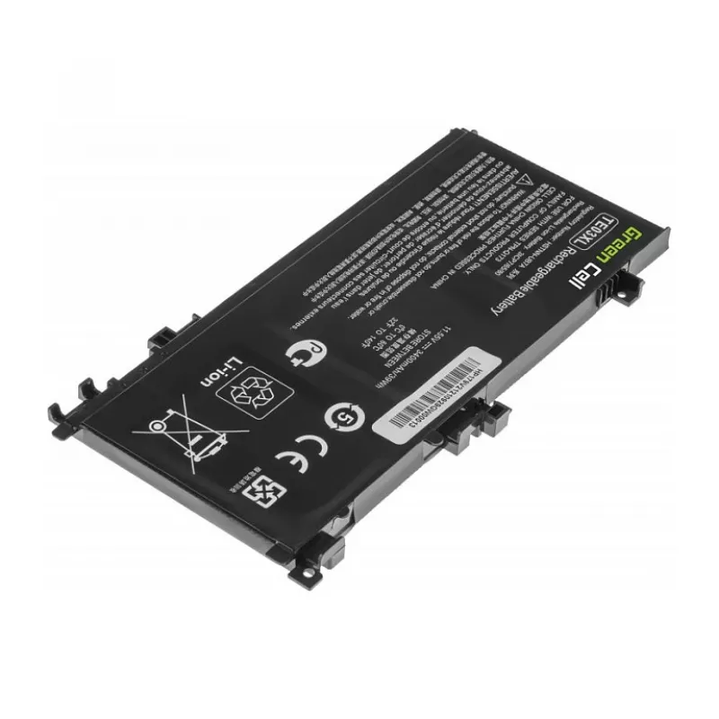 Green Cell TE03XL Battery for HP Omen 15-AX and Pavilion 15-BC Series – 52.5Wh, 11.55V, 4550mAh, Li-ion, 3-Cell, Black
