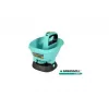 GREENMILL Electric Rotary Garden Seeder 2.7L Battery-Powered Spreader for Seeds, Fertilizer, Salt