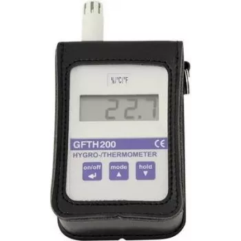 Greisinger ST-KF Carrying Case for Handheld Measuring Devices, Black Nylon, Belt Loop, Zipper, 160 x 85 x 35 mm 605318