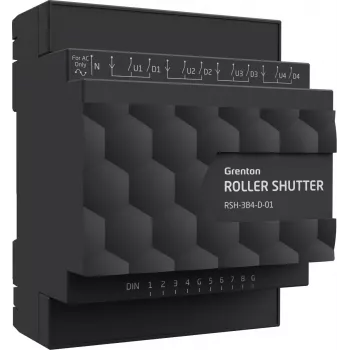Grenton RSH-384-D-01 4-Channel Roller Shutter Control Module (DIN Rail, TF-Bus)