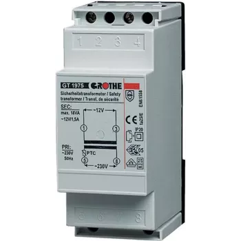 Grothe Doorbell Transformer 12 V/AC 1.5 A 14101