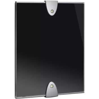 Grothe MISTRAL 600E Wireless Doorbell Set - Grey, 868.35 MHz, 500 m Range, 86 dB, Battery & Mains Powered 43401