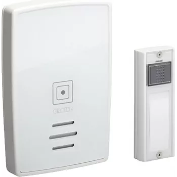 Grothe Wireless Doorbell Complete Set with Nameplate 43251