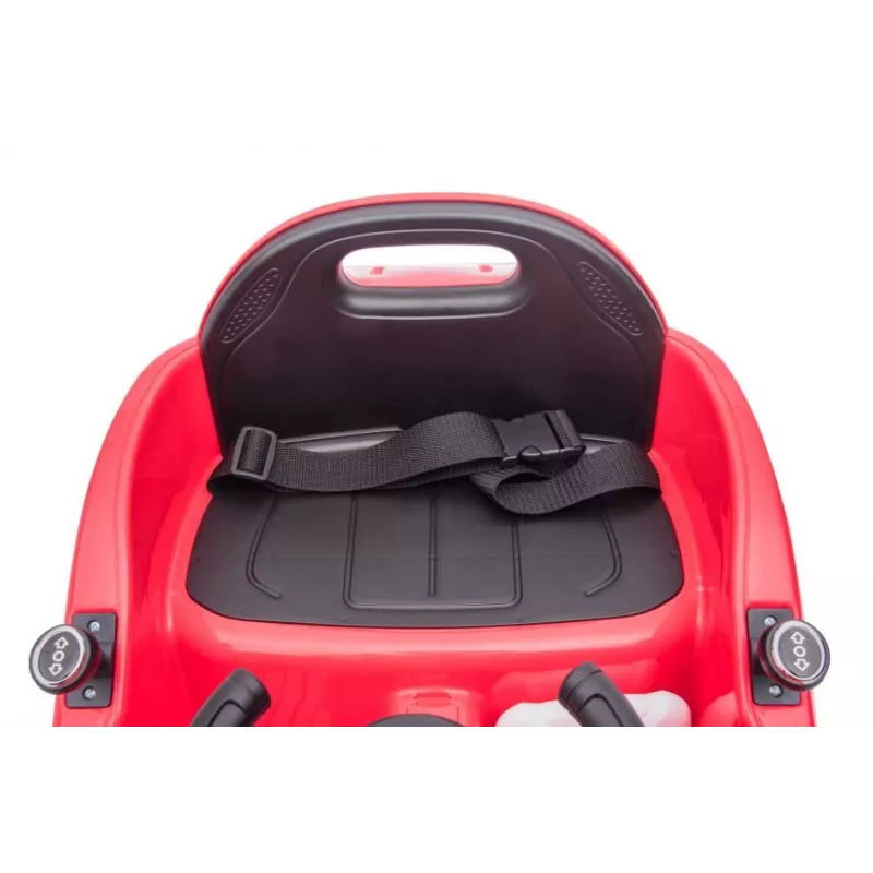 GTS1166 Battery-Powered Vehicle with LED Lights and Remote Control, Red