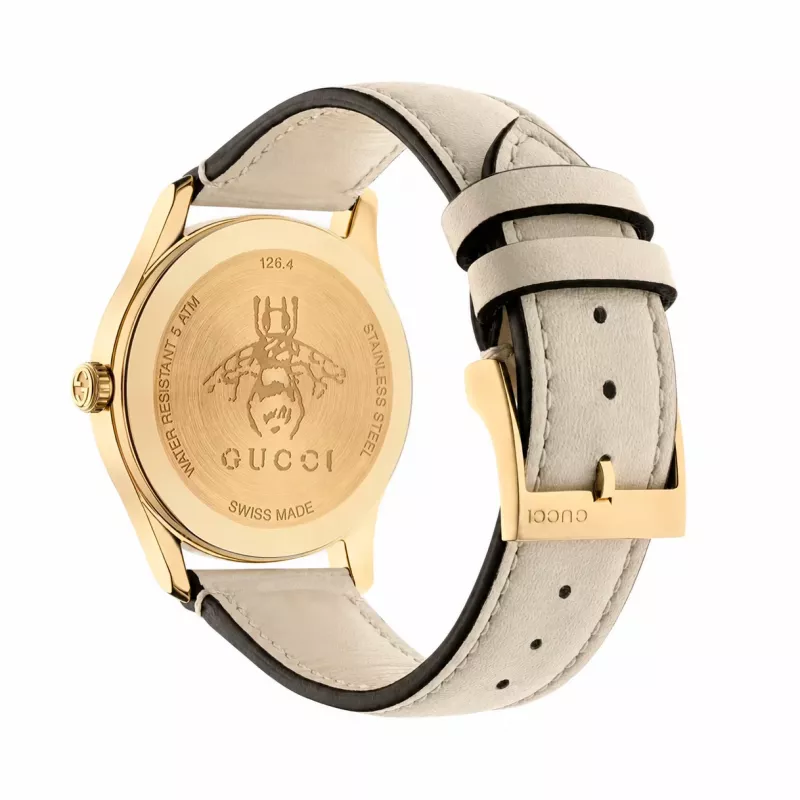 GUCCI G-Timeless Ladies Watch YA1264128 38mm Swiss Quartz Stainless Steel Silver Dial