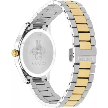GUCCI G-Timeless Men's Quartz Watch YA1264075 38mm Stainless Steel Black Dial