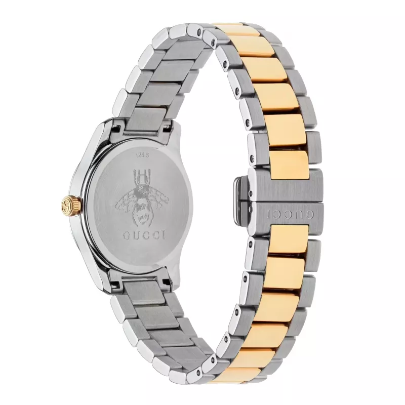 GUCCI G-Timeless Women's Watch YA126596 27mm Stainless Steel Silver Dial