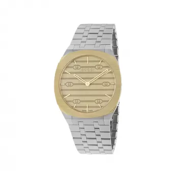 GUCCI G-Timeless Women's Watch YA163403 34mm Stainless Steel Silver Sun-Brushed Dial