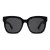 GUCCI GG0034SN-001 Women's Square Sunglasses 54/20/140 mm Black Acetate Grey Nylon UV400