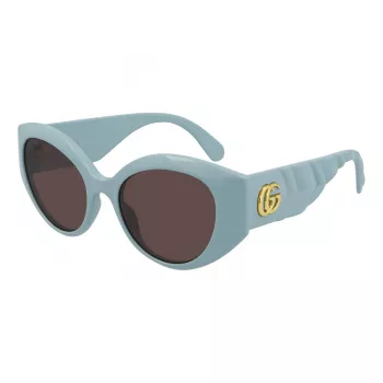 GUCCI GG0809S-004 Women's Sunglasses - Black Acetate Frame, Grey Lenses, 51mm
