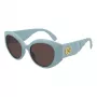 GUCCI GG0809S-004 Women's Sunglasses - Black Acetate Frame, Grey Lenses, 51mm